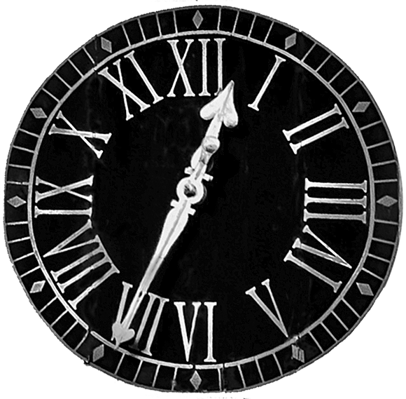 Subtractive roman numeral IV on the dial of a public clock in San Sebasti�n, c.1740.