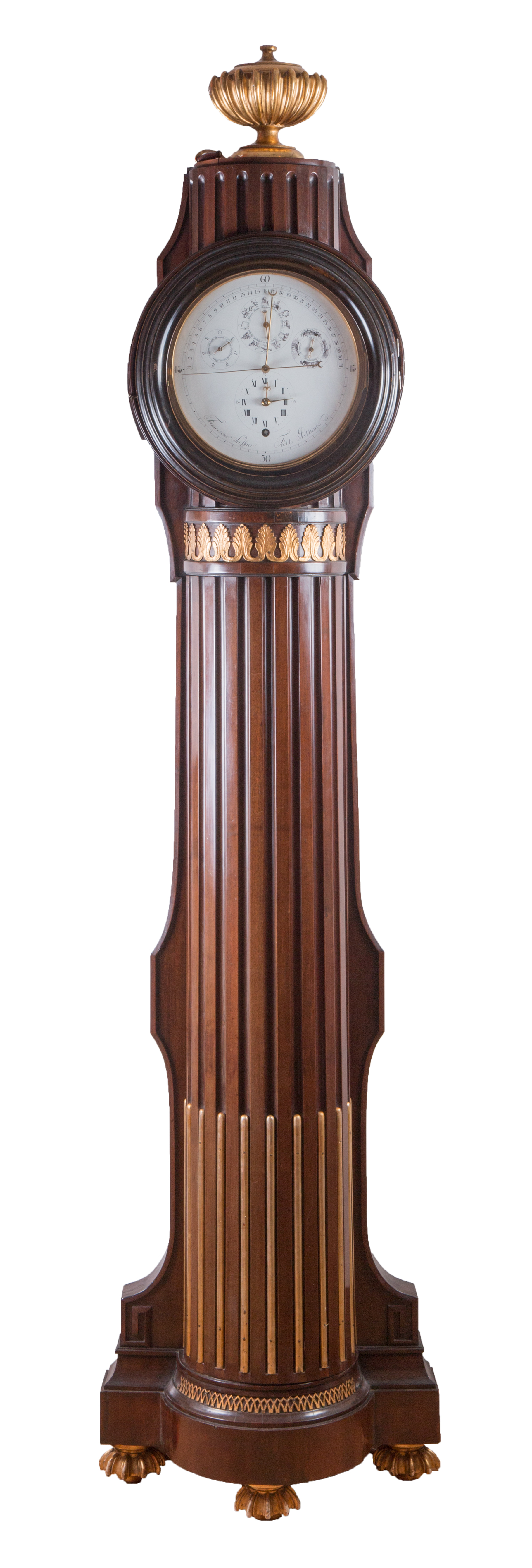 Classicistical longcase clock by Franciscus Seiffner, c. 1795.