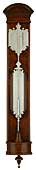 PAULUS WAST AMSTERDAM. Dutch barometer, dated 1756. Height: 111 cm. 