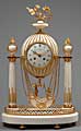 LOUIS WALTRIN PARIS, Marble and ormolu mantel clock, c. 1785. Height: c. 49 cm.