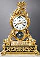 PIERRE MILLOT PARIS. Astronomical mantel clock, c. 1760. Height: 75 cm.