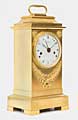 LEPAUTE PARIS. An unusual pendule d'officier, c. 1800. Height: 34 cm.