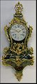 Fine and attractive 'Vernis Martin' bronze mounted French cartel clock, Mid-18th Century, signed LEJ'AŸ A PARIS.
