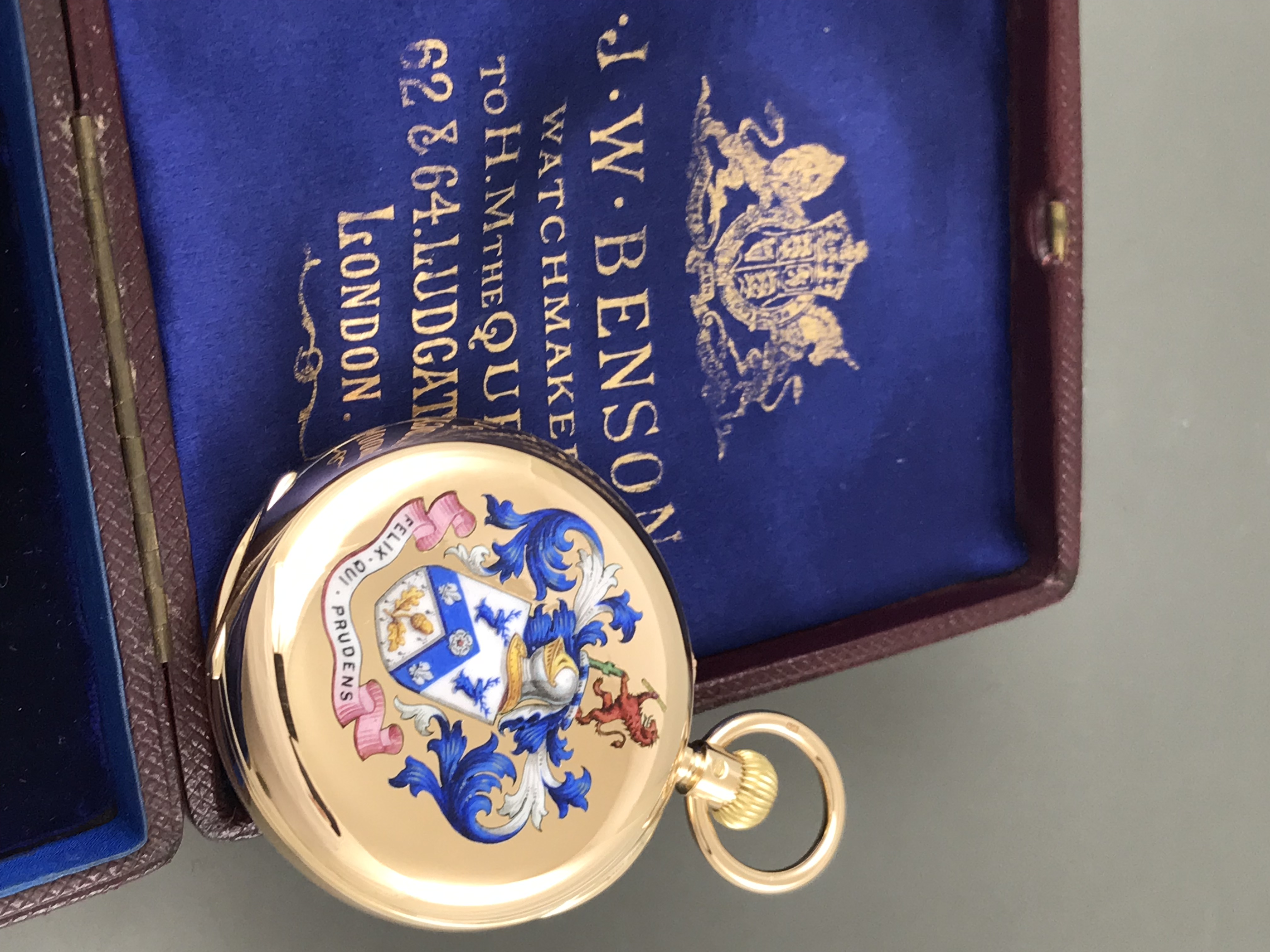 J.W. Benson London Pocket Watch
