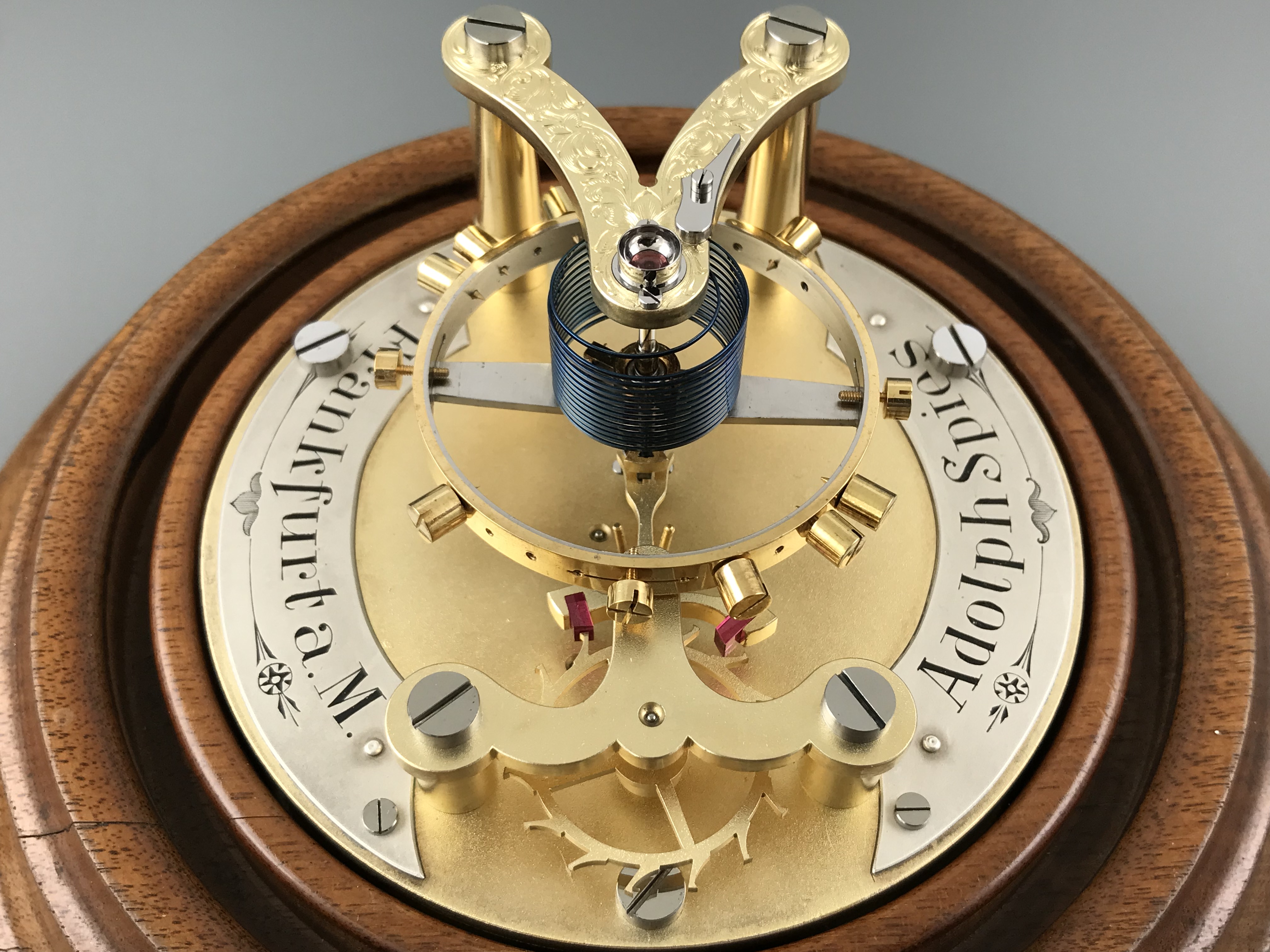 Model of Escapement Deutsche Uhrmacherschule Glashuette