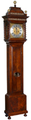 A rare and very good early Dutch loncaseclock,signed: 