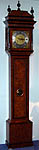 An extremely fine Dutch longcase,
signed: 