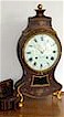Rare Swiss Neuchatel wall clock from the Directoire period. Signed and numbered (number 500) by the swiss clock maker from Neuchatel Isac Favre (or Isaac Favre) . Rare collection item! 