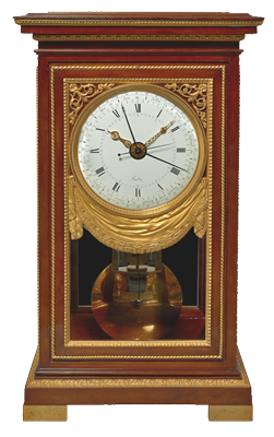 Equation of Time Regulator. Robert Robin, case Attributed to Ferdinand Schwerdfeger. Paris, late 18th century, Directoire period, movement dated 1802.