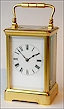 A good quality timepiece carriage clock by the respected maker Henri Jacot. Circa 1890.

