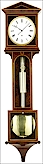 An early 19th century mahogany laterndluhr of small size.