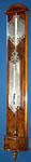 An early and rare Dutch stick (bak) barometer by Carlo Molten ca 1750.